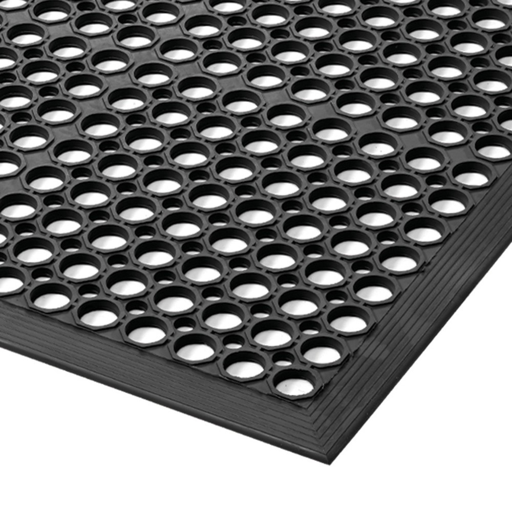 Immagine del prodotto: Tappetino per spazio di lavoro per zone umide e asciutte, fori di drenaggio, LxP 910 x 1.520 mm