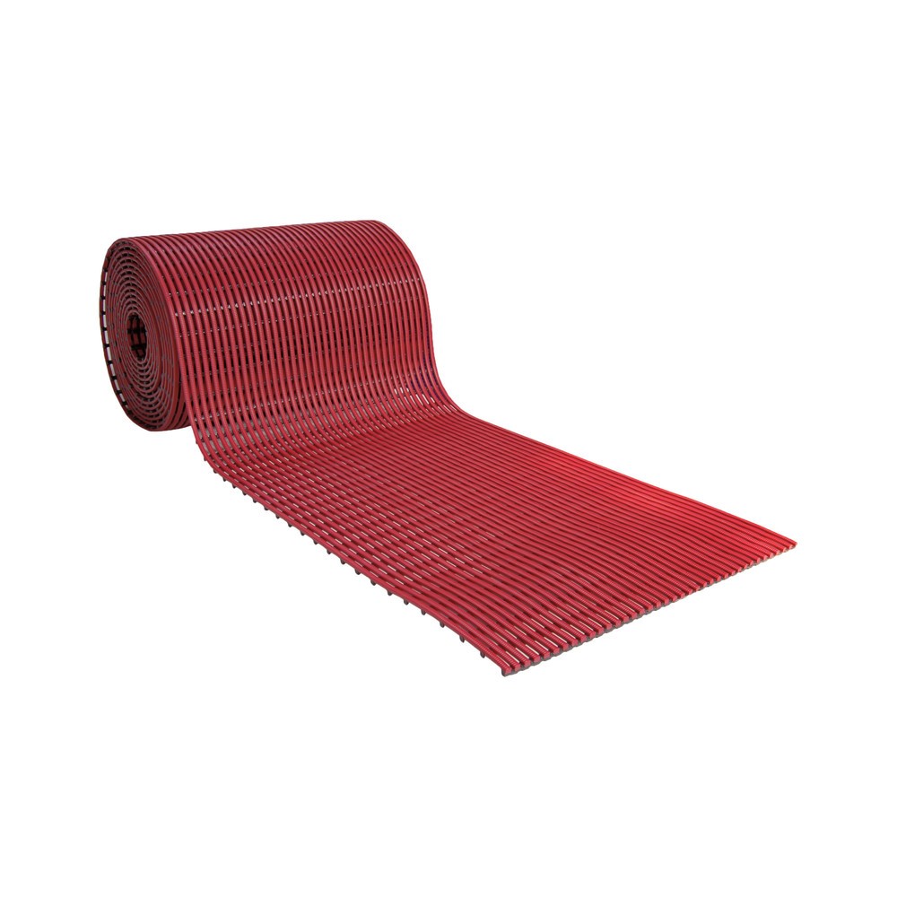 Immagine del prodotto: Tappeto a griglia Heronrib 2000 Flex, in PVC, taglio/metro lineare x 500 mm, rosso