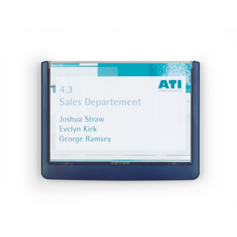 Immagine del prodotto n. 1: Targhetta da porta DURABLE Click Sign, AxL 105,5 x 149 mm, blu scuro