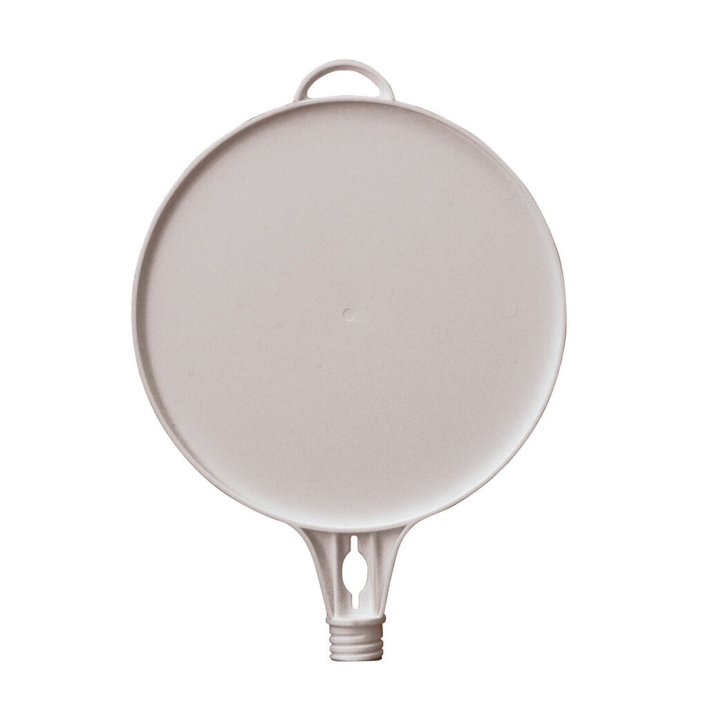 Targhetta di avvertimento in bianco, rotondo, ø 280 mm Immagine del prodotto: Targhetta di avvertimento in bianco, rotondo, ø 280 mm