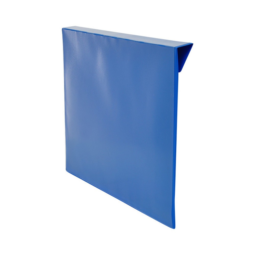 Immagine del prodotto: Tasca identificativa per telai di sopralzo, 100 pz/UV, DIN A4, inserimento laterale, blu