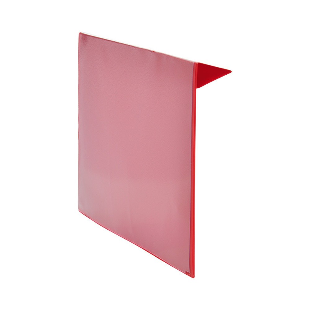 Immagine del prodotto n. 1: Tasca di contrassegno per telai di sopralzo, 100 pz/SU, DIN A5, inserimento laterale, rosso