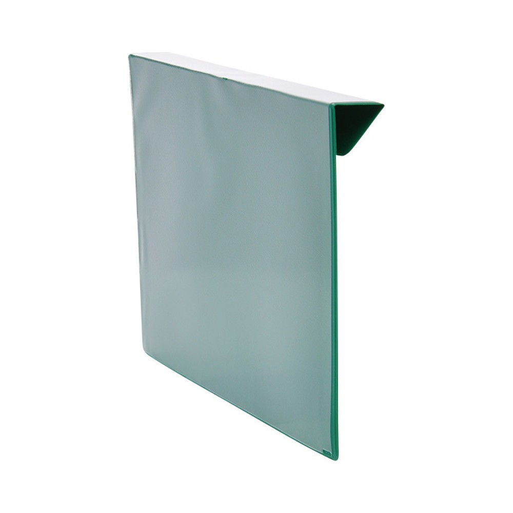 Immagine del prodotto: Tasca di contrassegno per telai di sopralzo, 100 pz/SU, DIN A5, inserimento laterale, verde