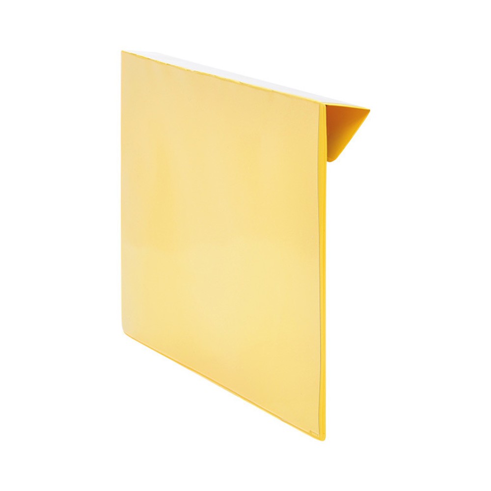 Immagine del prodotto n. 1: Tasca di contrassegno per telai di sopralzo, 100 pz/SU, DIN A5, inserimento laterale, giallo
