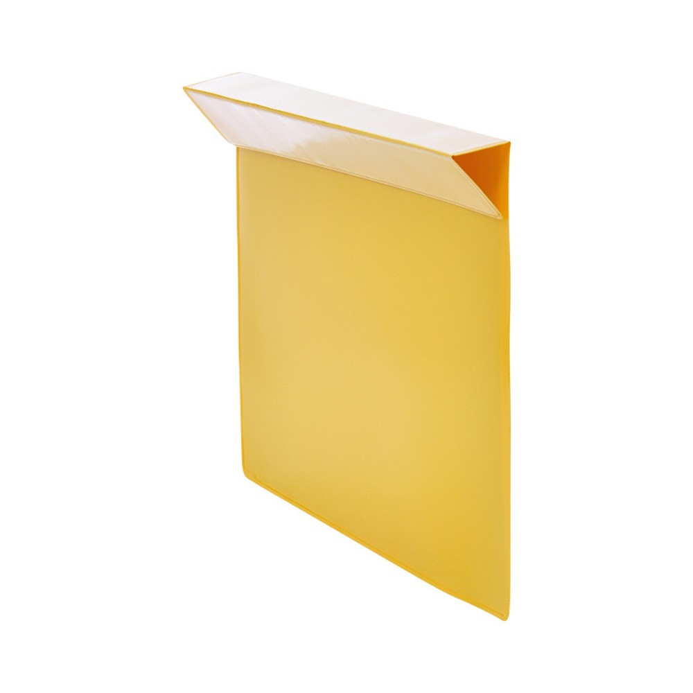 Immagine del prodotto n. 2: Tasca di contrassegno per telai di sopralzo, 100 pz/SU, DIN A5, inserimento laterale, giallo