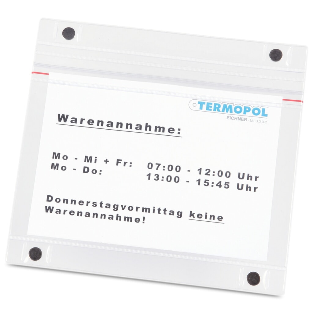 Tasca magnetica DIN A5, trasversale, 5 pz/SU Immagine del prodotto: Tasca magnetica DIN A5, trasversale, 5 pz/SU