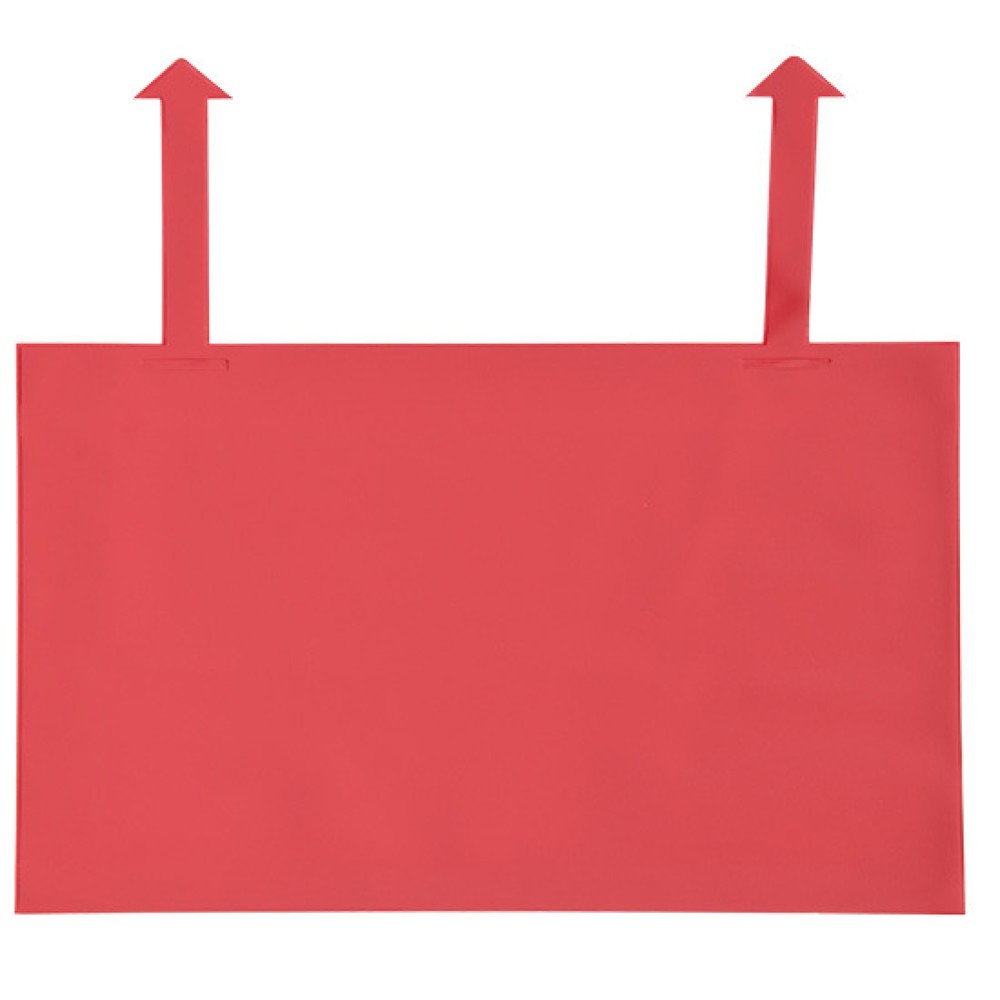 Immagine del prodotto n. 2: Tasche per contenitori a griglia con alette, 50 pz/SU, DIN A4 verticale, rosso