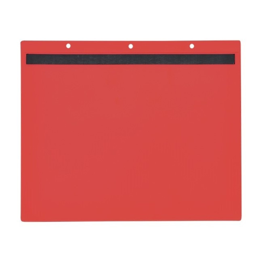 Immagine del prodotto n. 2: Tasche magnetiche, DIN A4 trasversale, inserimento laterale, 50 pz/SU, rosso