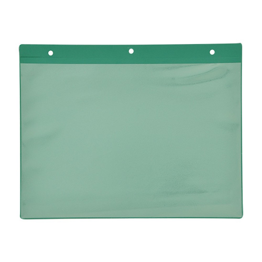 Immagine del prodotto n. 1: Tasche magnetiche, DIN A5 trasversale, inserimento dall’alto, 50 pz/SU, verde