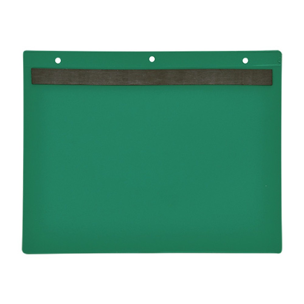 Immagine del prodotto n. 2: Tasche magnetiche, DIN A5 trasversale, inserimento dall’alto, 50 pz/SU, verde