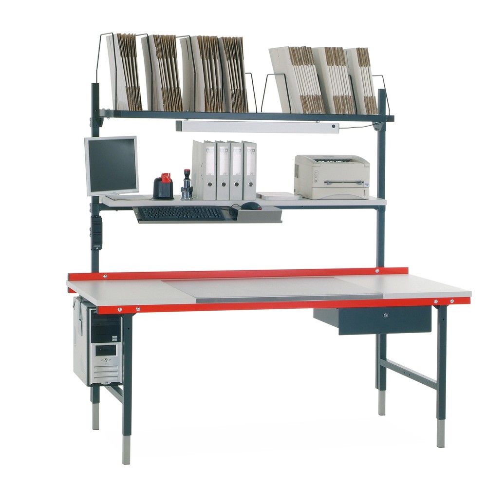 Immagine del prodotto n. 3: Tavolo da imballaggio e da lavoro Rocholz, portata 200 kg, AxLxP 690-960 x 2.000 x 920 mm