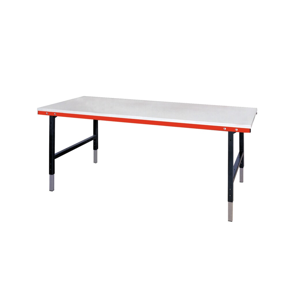 Immagine del prodotto: Rocholz tavolo di confezionamento regolabile manualmente in altezza, portata 200 kg, AxLxP 690-960 x 2.000 x 920 mm