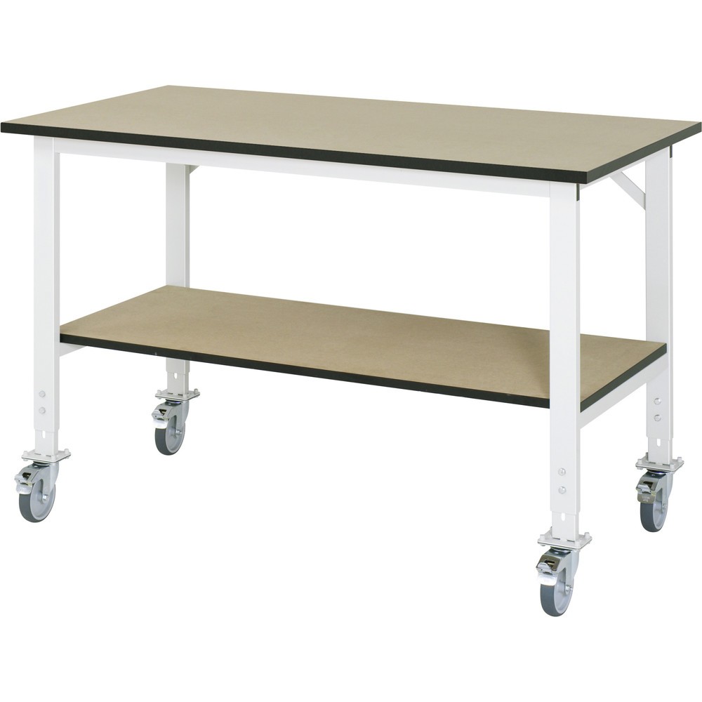 Tavolo da lavoro RAU regolabile in altezza Serie TOM, AxLxP 760-1.080 x 1.500 x 800 mm, piano di lavoro in MDF Immagine del prodotto: Tavolo da lavoro RAU regolabile in altezza Serie TOM, AxLxP 760-1.080 x 1.500 x 800 mm, piano di lavoro in MDF