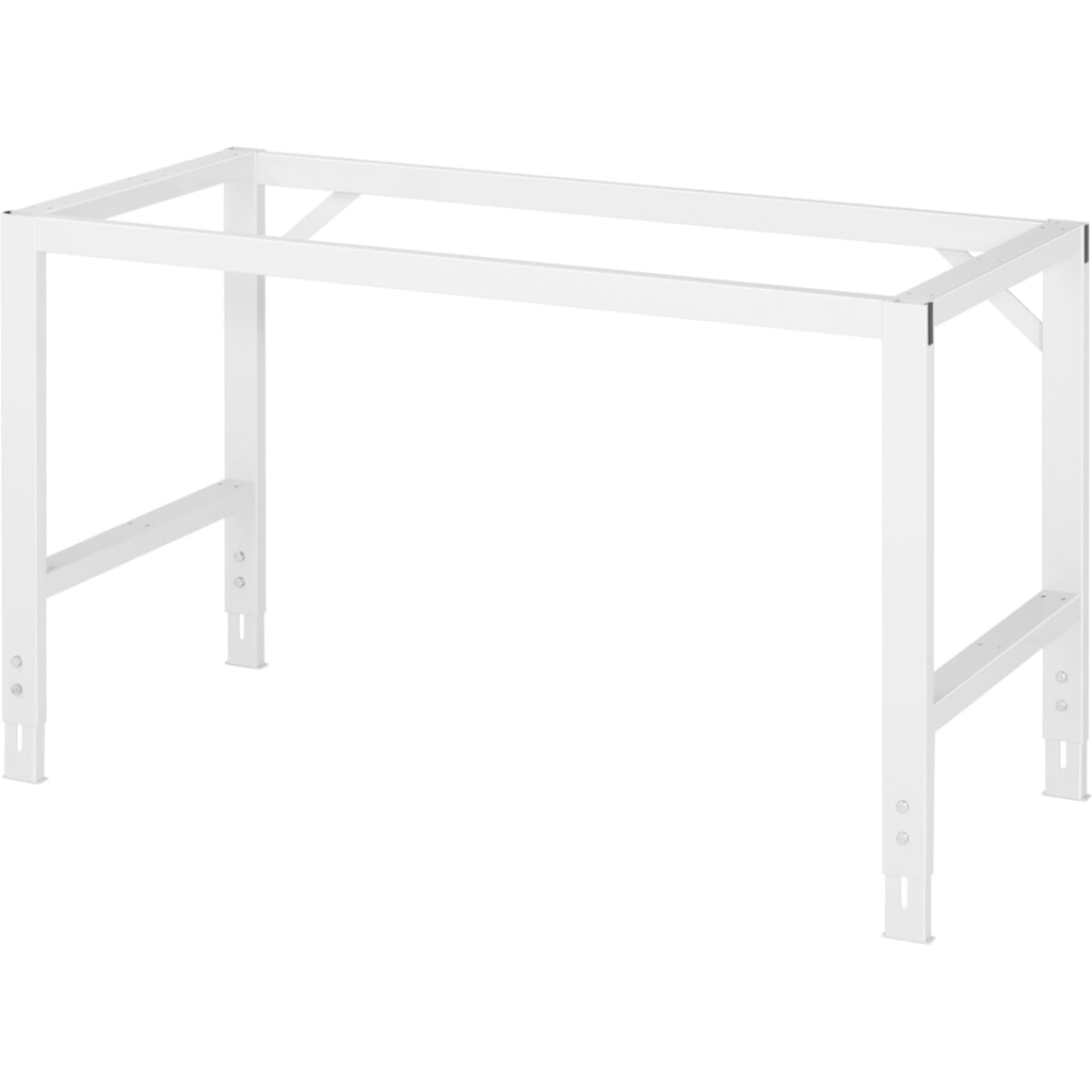 Immagine del prodotto n. 3: RAU Tavolo da lavoro regolabile in altezza Serie TOM, HxLxP 760-1.080 x 1.500 x 1.000 mm, piano di lavoro con rivestimento in lamiera d’acciaio inox