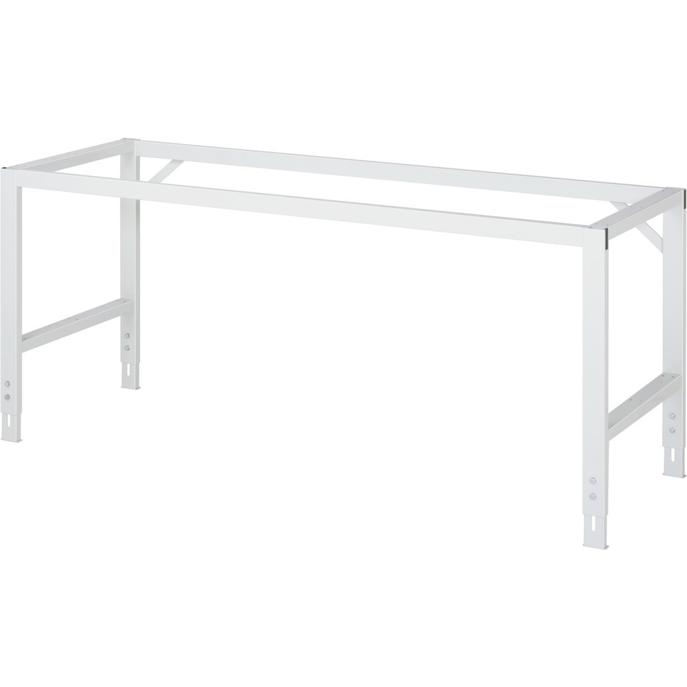 Immagine del prodotto n. 3: RAU Tavolo da lavoro regolabile in altezza Serie TOM, HxLxP 760-1.080 x 2.000 x 800 mm, piano di lavoro in linoleum/con rivestimento universale