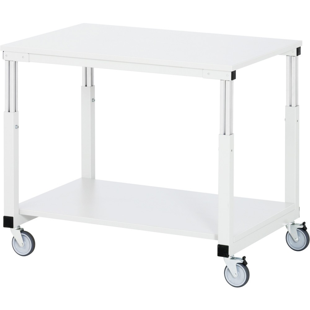 Immagine del prodotto n. 1: Tavolo da lavoro mobile RAU Serie E, AxLxP 650-1.000 x 1.000 x 700 mm, piano di lavoro con rivestimento in melamina