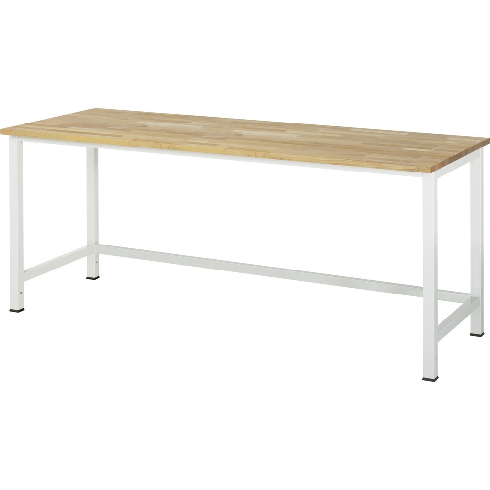 Immagine del prodotto n. 1: Tavolo da lavoro RAU 900, AxLxP 825 x 2.500 x 800 mm, piano di lavoro in faggio massiccio