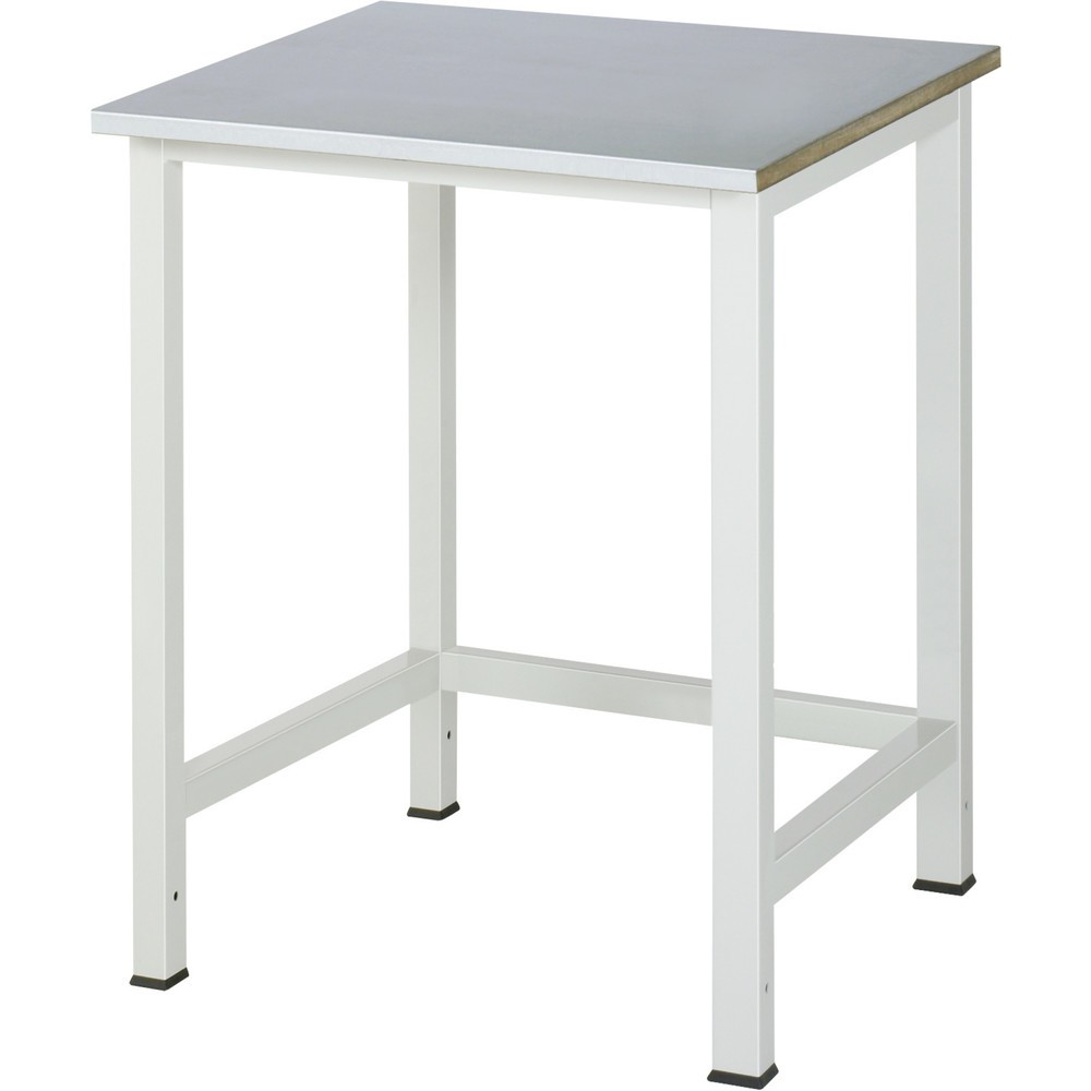 Immagine del prodotto n. 1: Tavolo da lavoro RAU 900, AxLxP 825 x 750 x 800 mm, piano di lavoro con rivestimento in lamiera d’acciaio