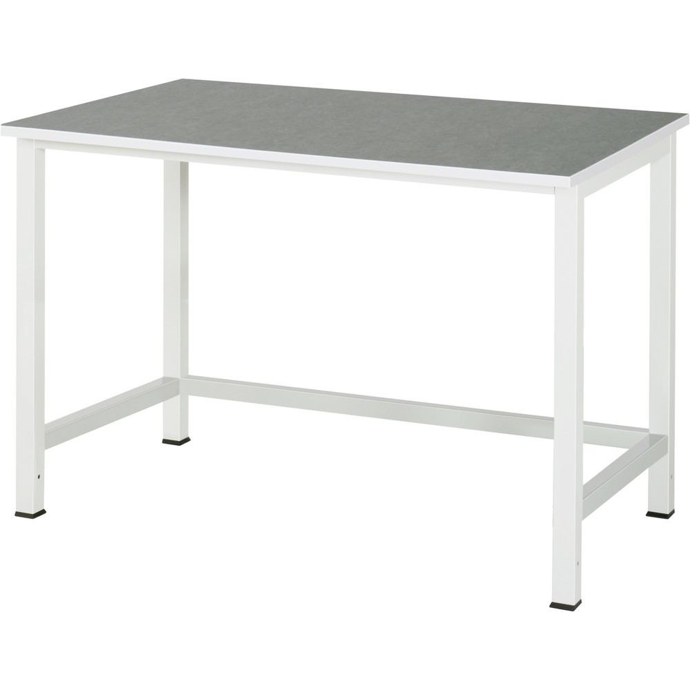 Immagine del prodotto n. 1: Tavolo da lavoro RAU 900, AxLxP 825 x 1.250 x 800 mm, piano di lavoro con rivestimento universale/in linoleum
