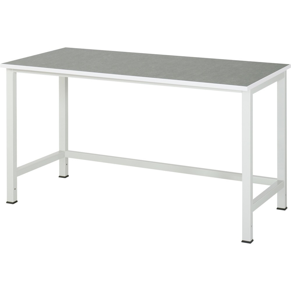 Immagine del prodotto n. 1: Tavolo da lavoro RAU 900, AxLxP 825 x 1.500 x 800 mm, piano di lavoro con rivestimento universale/in linoleum