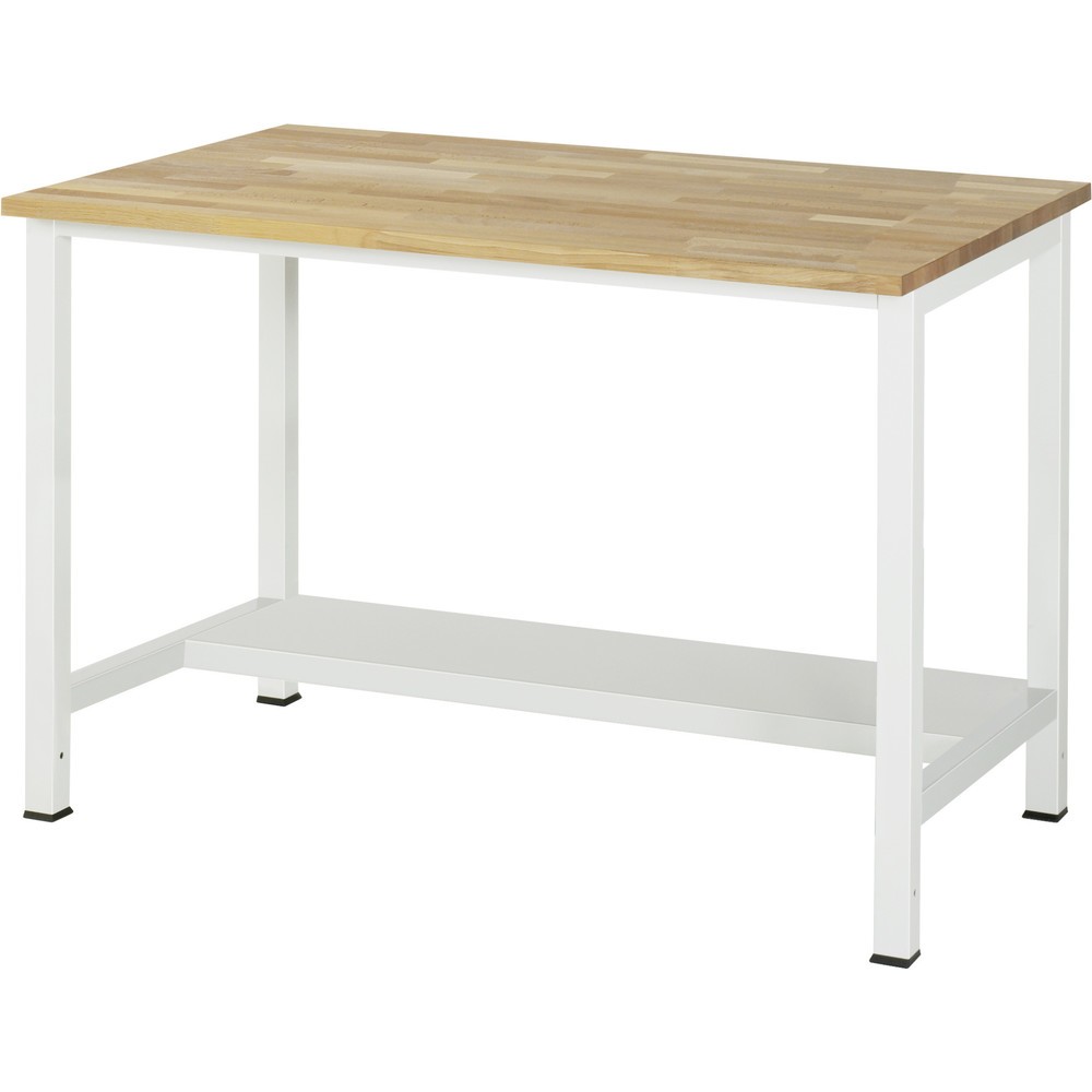 Immagine del prodotto: Tavolo da lavoro RAU 900 con piano di appoggio profondità 320 mm, AxLxP 825 x 1.250 x 800 mm, piano di lavoro in faggio massiccio