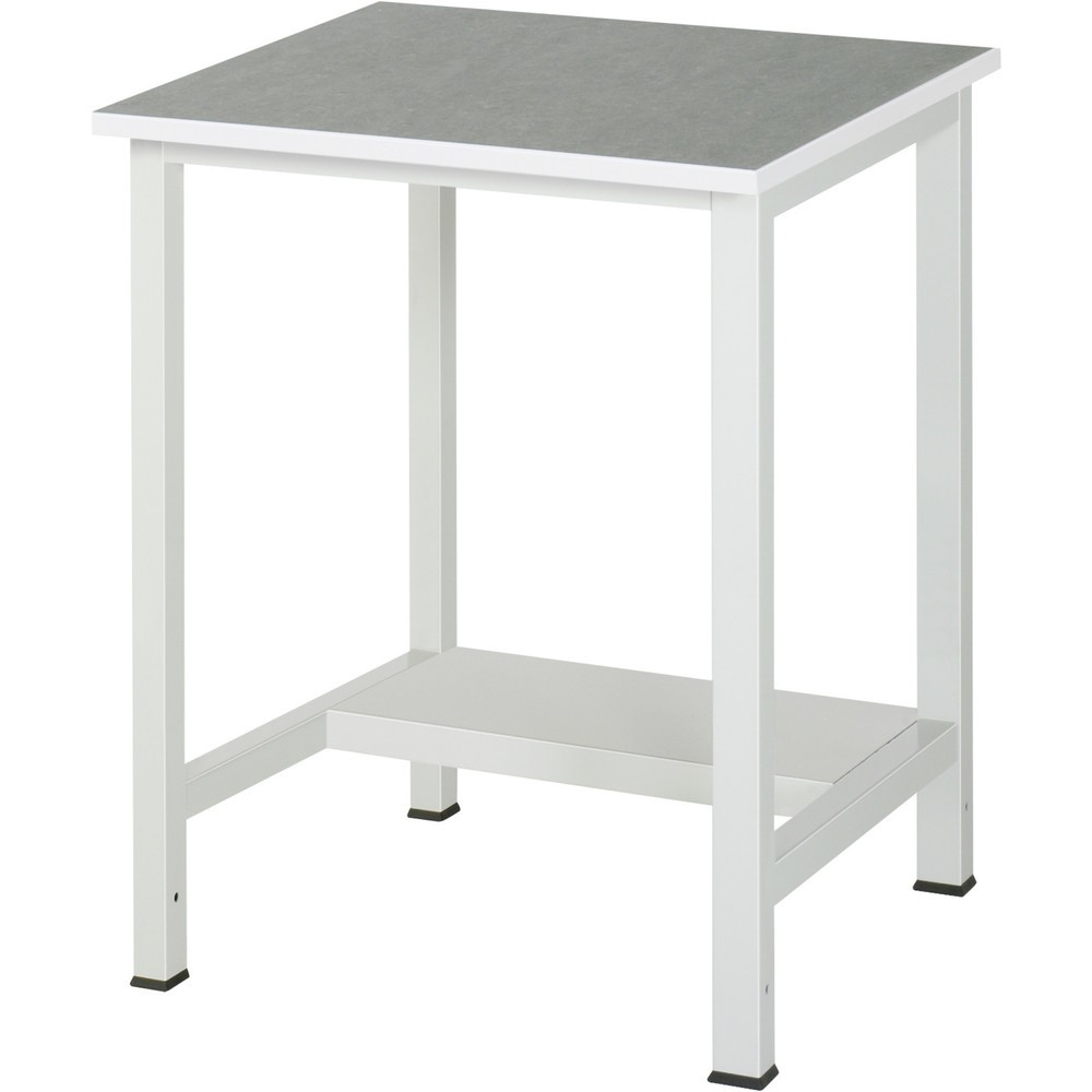 Immagine del prodotto n. 1: Tavolo da lavoro RAU 900 con piano di appoggio profondità 320 mm, AxLxP 825 x 750 x 800 mm, piano di lavoro con rivestimento universale/in linoleum