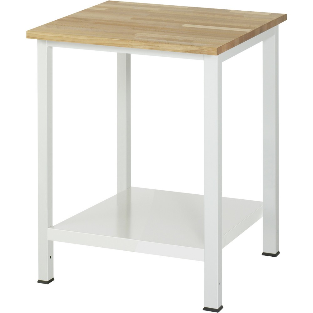 Immagine del prodotto n. 1: Tavolo da lavoro RAU 900 con piano di appoggio profondità 650 mm, AxLxP 825 x 750 x 800 mm, piano di lavoro in faggio massiccio