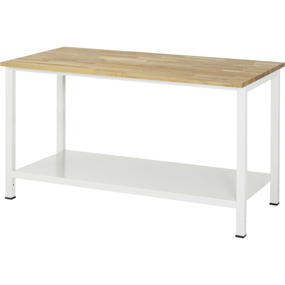 Immagine del prodotto n. 1: Tavolo da lavoro RAU 900 con piano di appoggio profondità 650 mm, AxLxP 825 x 1.500 x 800 mm, piano di lavoro in faggio massiccio