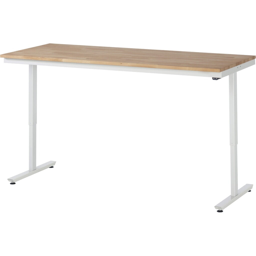 Tavolo da lavoro RAU regolabile in altezza elettricamente Serie adlatus 300, AxLxP 720-1.120 x 1.000 x 1.000 mm, piano di lavoro rivestito in melamina EGB Immagine del prodotto n. 8: Tavolo da lavoro RAU regolabile in altezza elettricamente Serie adlatus 300, AxLxP 720-1.120 x 1.000 x 1.000 mm, piano di lavoro rivestito in melamina EGB
