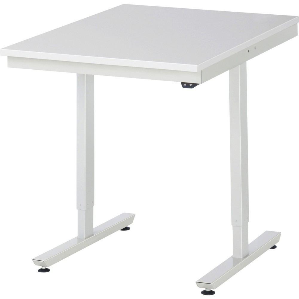 Immagine del prodotto: Tavolo da lavoro RAU regolabile in altezza elettricamente Serie adlatus 300, AxLxP 720-1.120 x 750 x 1.000 mm, piano di lavoro rivestito in melamina EGB