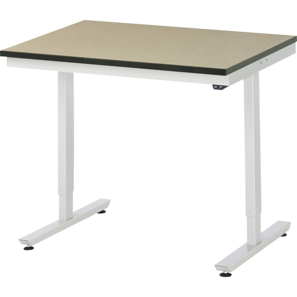 Immagine del prodotto n. 1: Tavolo da lavoro RAU regolabile in altezza elettricamente Serie adlatus 300, AxLxP 720-1.120 x 1.000 x 800 mm, piano di lavoro in MDF
