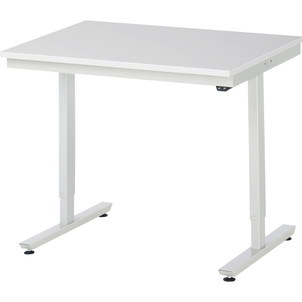 Immagine del prodotto n. 1: Tavolo da lavoro RAU regolabile in altezza elettricamente Serie adlatus 300, AxLxP 720-1.120 x 1.000 x 800 mm, piano di lavoro rivestito in melamina