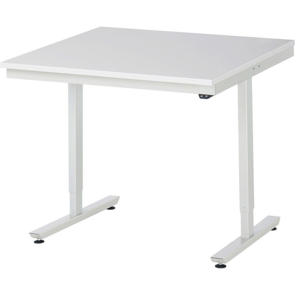 Immagine del prodotto n. 1: Tavolo da lavoro RAU regolabile in altezza elettricamente Serie adlatus 300, AxLxP 720-1.120 x 1.000 x 1.000 mm, piano di lavoro rivestito in melamina EGB