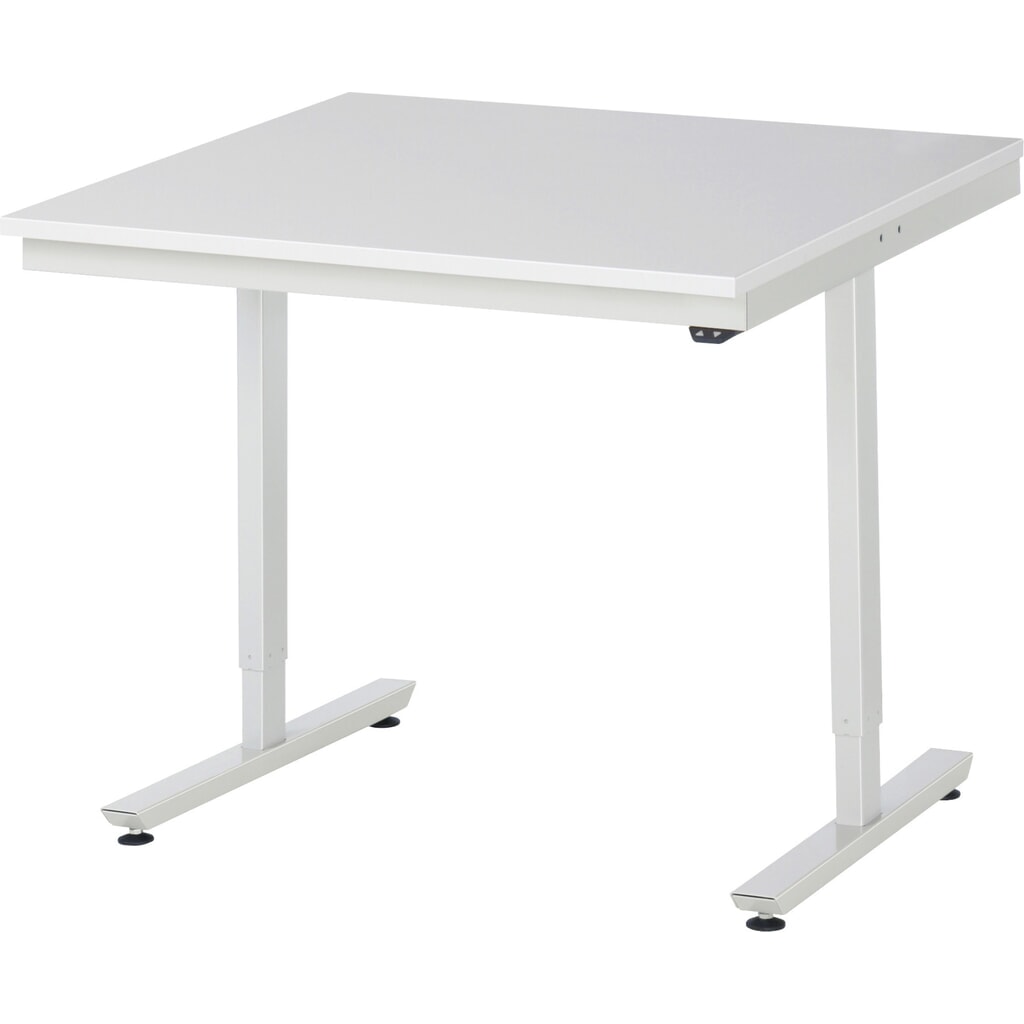 Immagine del prodotto n. 1: Tavolo da lavoro RAU regolabile in altezza elettricamente Serie adlatus 300, AxLxP 720-1.120 x 1.000 x 1.000 mm, piano di lavoro rivestito in melamina EGB