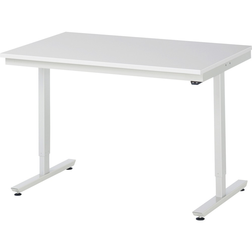 Immagine del prodotto n. 1: Tavolo da lavoro RAU regolabile in altezza elettricamente Serie adlatus 300, AxLxP 720-1.120 x 1.250 x 800 mm, piano di lavoro rivestito in melamina EGB