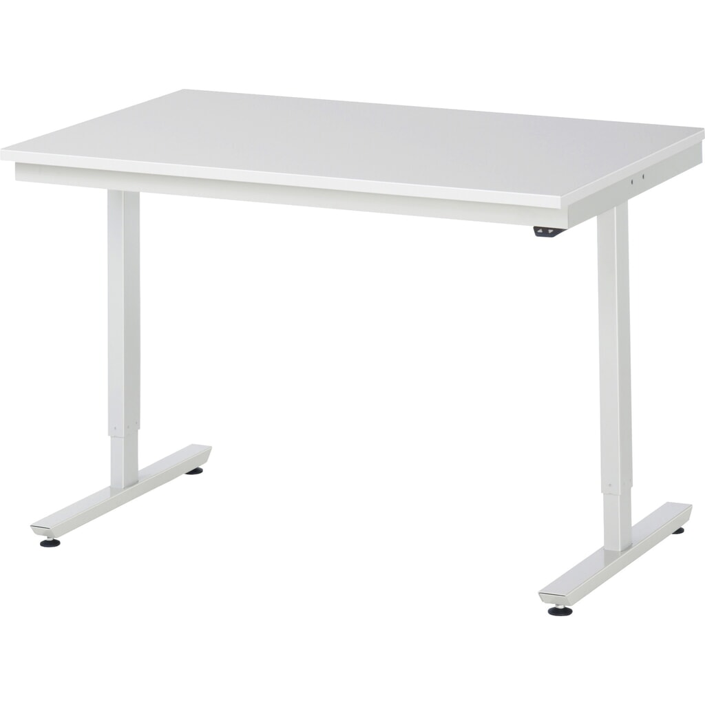 Immagine del prodotto n. 1: Tavolo da lavoro RAU regolabile in altezza elettricamente Serie adlatus 300, AxLxP 720-1.120 x 1.250 x 800 mm, piano di lavoro rivestito in melamina EGB
