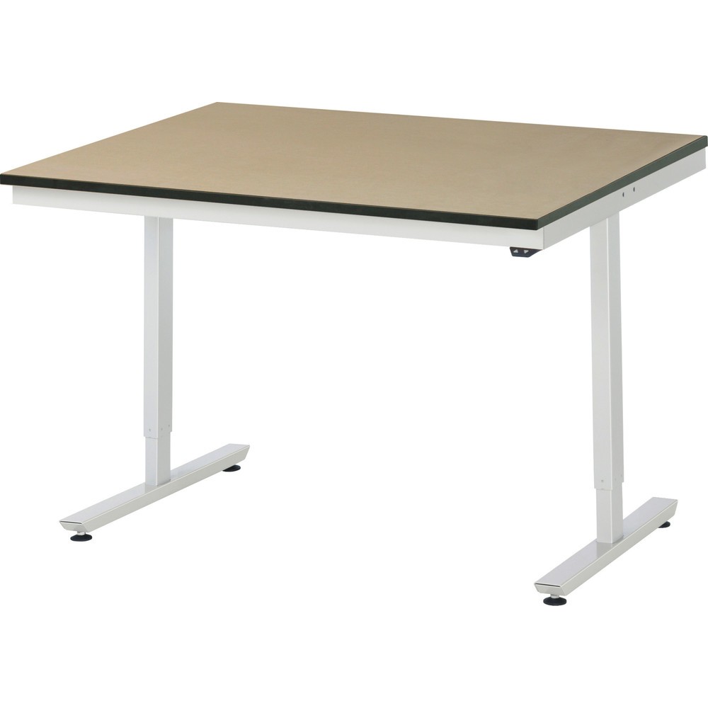 Immagine del prodotto n. 1: Tavolo da lavoro RAU regolabile in altezza elettricamente Serie adlatus 300, AxLxP 720-1.120 x 1.250 x 1.000 mm, piano di lavoro in MDF