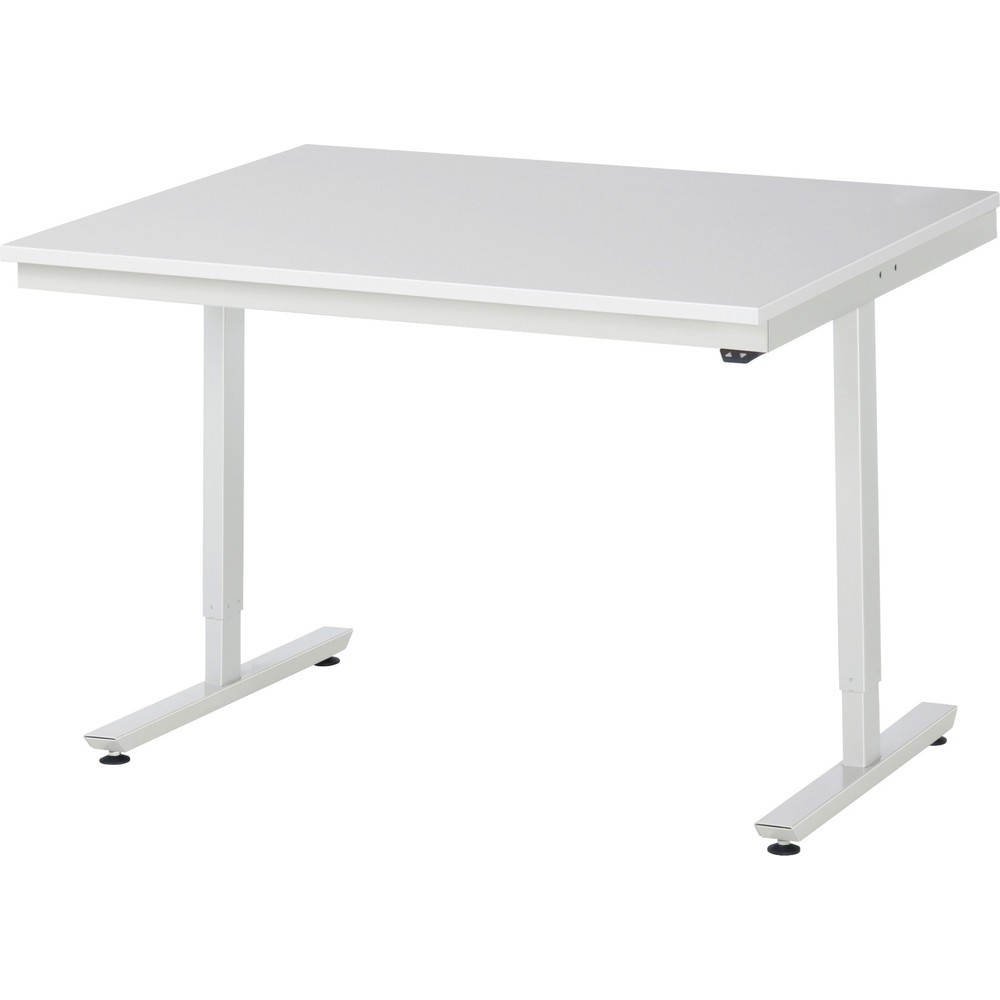 Immagine del prodotto n. 1: Tavolo da lavoro RAU regolabile in altezza elettricamente Serie adlatus 300, AxLxP 720-1.120 x 1.250 x 1.000 mm, piano di lavoro rivestito in melamina EGB