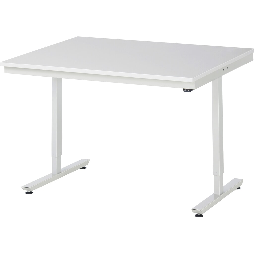 Immagine del prodotto n. 1: Tavolo da lavoro RAU regolabile in altezza elettricamente Serie adlatus 300, AxLxP 720-1.120 x 1.250 x 1.000 mm, piano di lavoro rivestito in melamina EGB