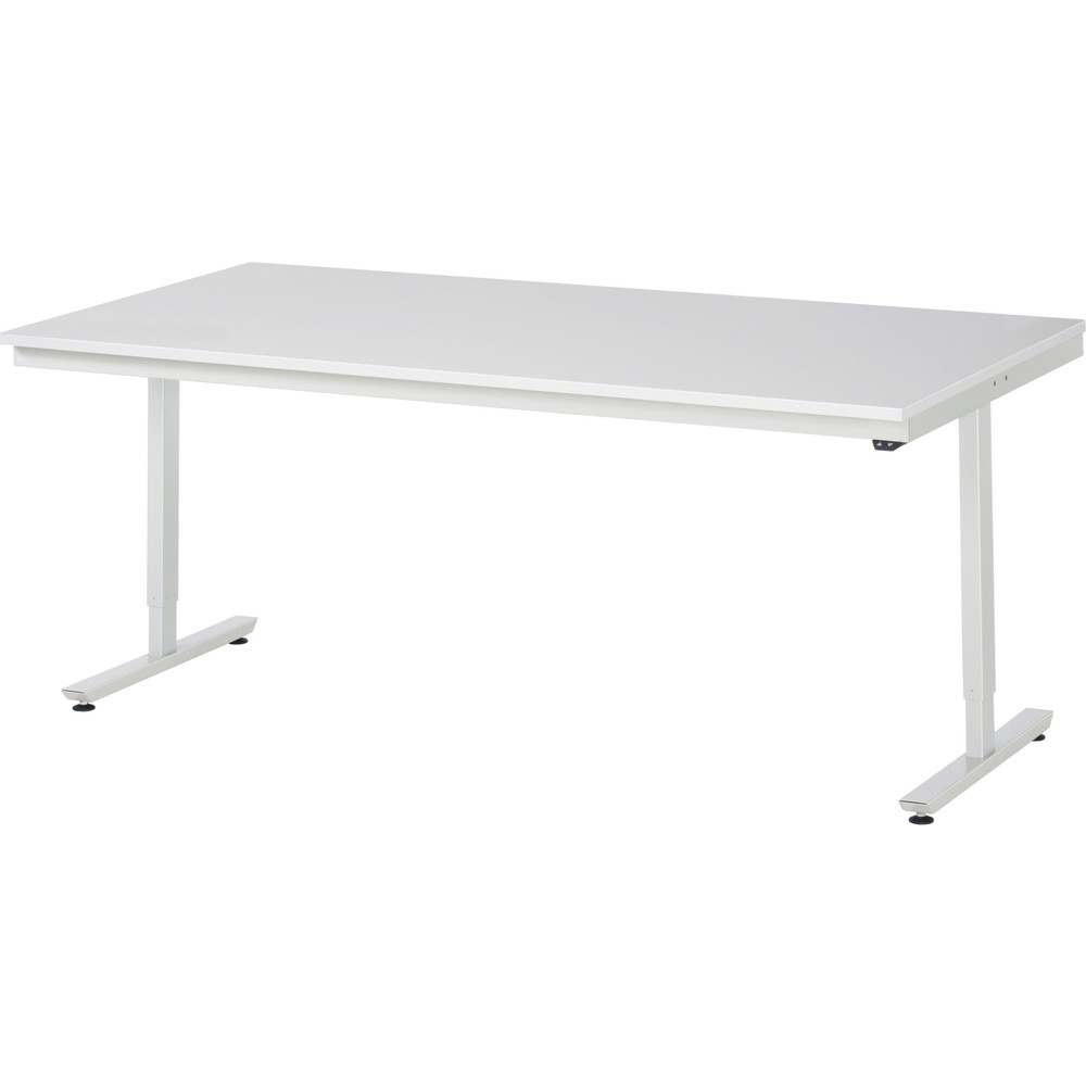 Immagine del prodotto n. 1: Tavolo da lavoro RAU regolabile in altezza elettricamente Serie adlatus 300, AxLxP 720-1.120 x 2.000 x 1.000 mm, piano di lavoro rivestito in melamina EGB