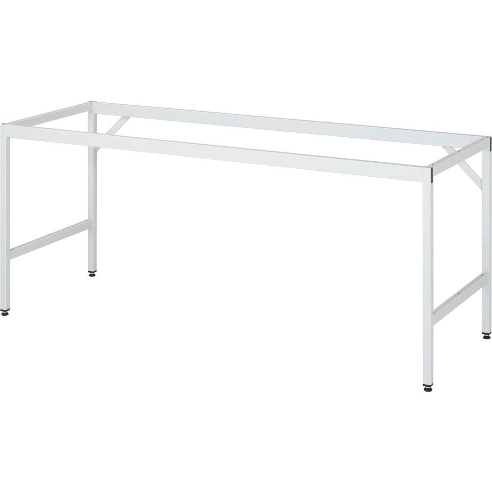 Immagine del prodotto n. 3: Tavolo da lavoro RAU regolabile in altezza serie JERRY, AxLxP 800-850 x 2.500 x 1.000 mm, piano di lavoro con rivestimento in melamina