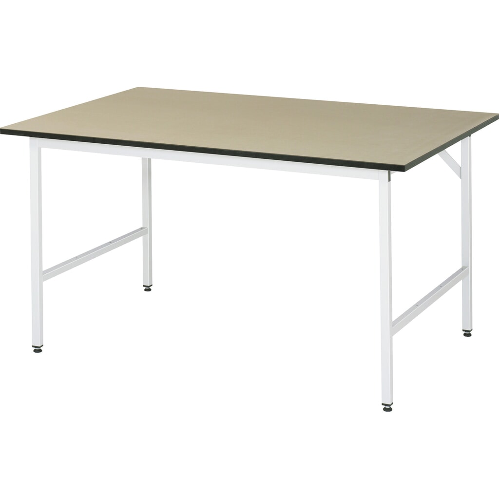 Immagine del prodotto: Tavolo da lavoro RAU regolabile in altezza serie JERRY, AxLxP 800-850 x 1.500 x 1.000 mm, piano di lavoro in MDF