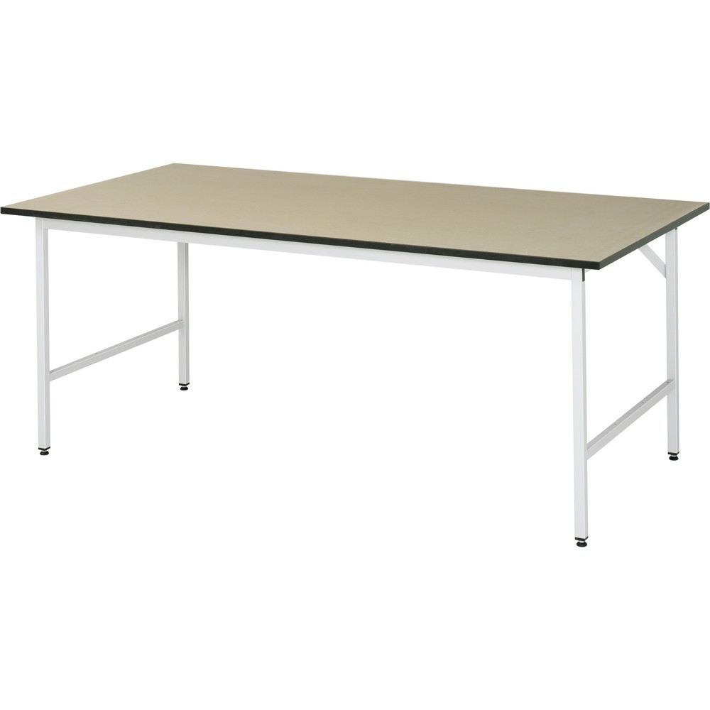 Immagine del prodotto n. 1: Tavolo da lavoro RAU regolabile in altezza serie JERRY, AxLxP 800-850 x 2.500 x 1.000 mm, piano di lavoro in MDF