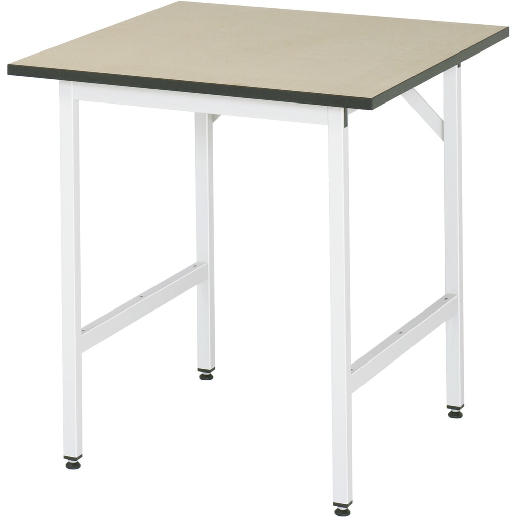 Immagine del prodotto: Tavolo da lavoro RAU regolabile in altezza serie JERRY, AxLxP 800-850 x 750 x 800 mm, piano di lavoro in MDF