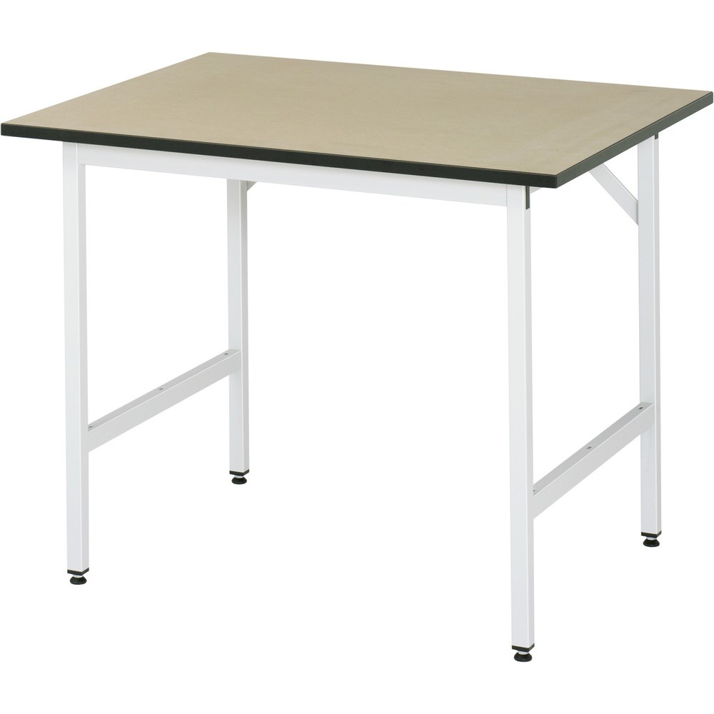 Tavolo da lavoro RAU regolabile in altezza serie JERRY, AxLxP 800-850 x 1.000 x 800 mm, piano di lavoro in MDF Immagine del prodotto n. 1: Tavolo da lavoro RAU regolabile in altezza serie JERRY, AxLxP 800-850 x 1.000 x 800 mm, piano di lavoro in MDF