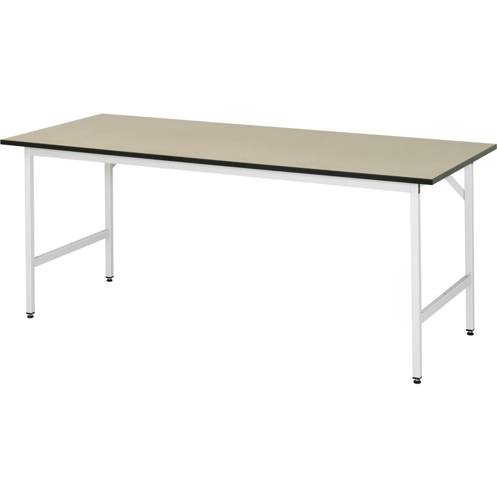 Immagine del prodotto n. 1: Tavolo da lavoro RAU regolabile in altezza serie JERRY, AxLxP 800-850 x 2.500 x 800 mm, piano di lavoro in MDF
