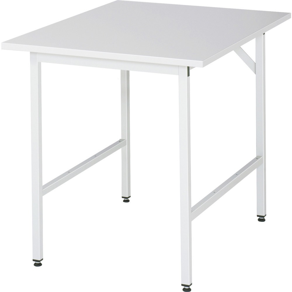 Immagine del prodotto n. 1: Tavolo da lavoro RAU regolabile in altezza serie JERRY, AxLxP 800-850 x 750 x 1.000 mm, piano di lavoro con rivestimento in melamina EGB