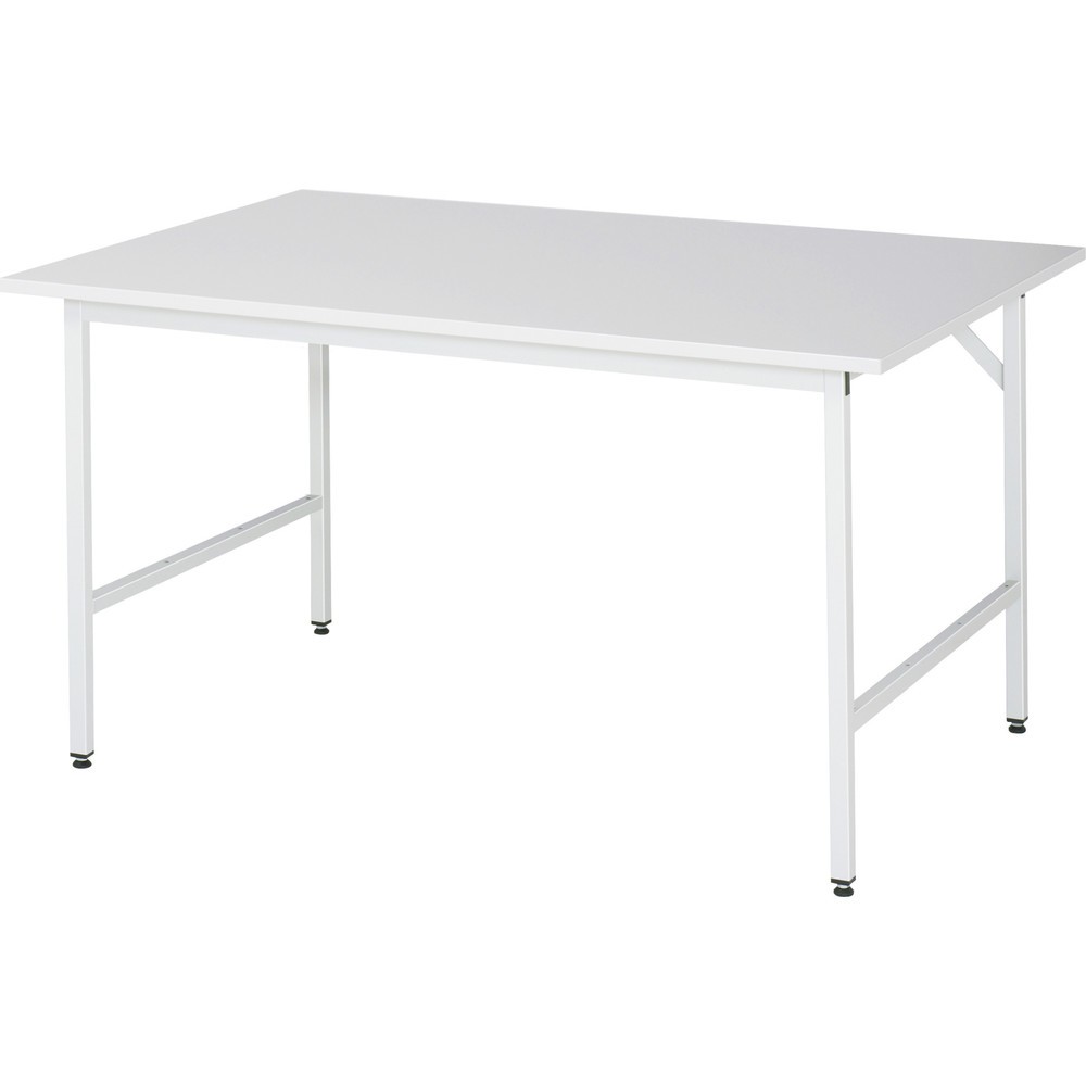Immagine del prodotto n. 1: Tavolo da lavoro RAU regolabile in altezza serie JERRY, AxLxP 800-850 x 1.500 x 1.000 mm, piano di lavoro con rivestimento in melamina EGB