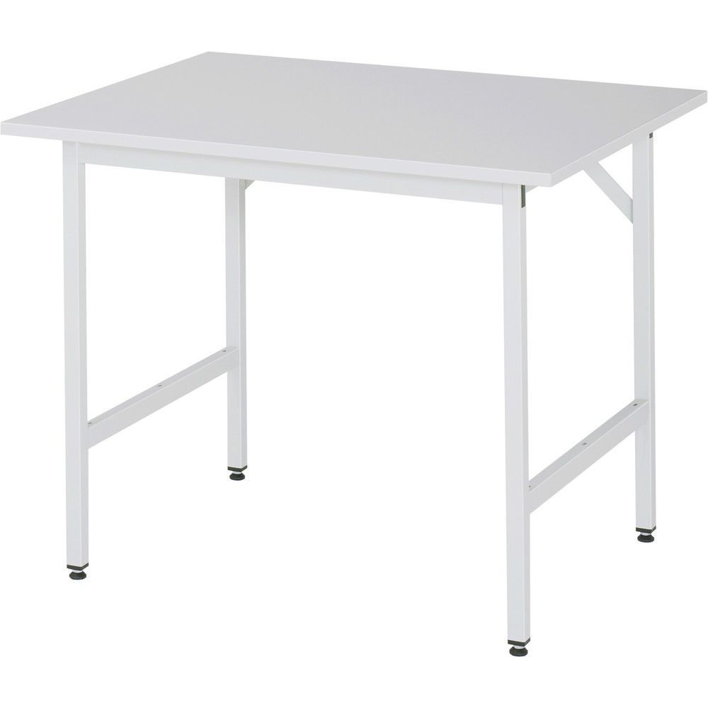 Tavolo da lavoro RAU regolabile in altezza serie JERRY, AxLxP 800-850 x 1.000 x 800 mm, piano di lavoro con rivestimento in melamina EGB Immagine del prodotto n. 1: Tavolo da lavoro RAU regolabile in altezza serie JERRY, AxLxP 800-850 x 1.000 x 800 mm, piano di lavoro con rivestimento in melamina EGB