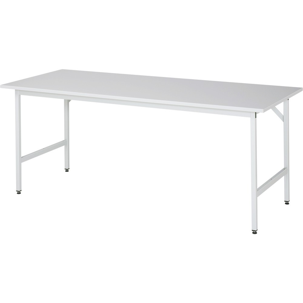 Immagine del prodotto n. 1: Tavolo da lavoro RAU regolabile in altezza serie JERRY, AxLxP 800-850 x 2.500 x 800 mm, piano di lavoro con rivestimento in melamina